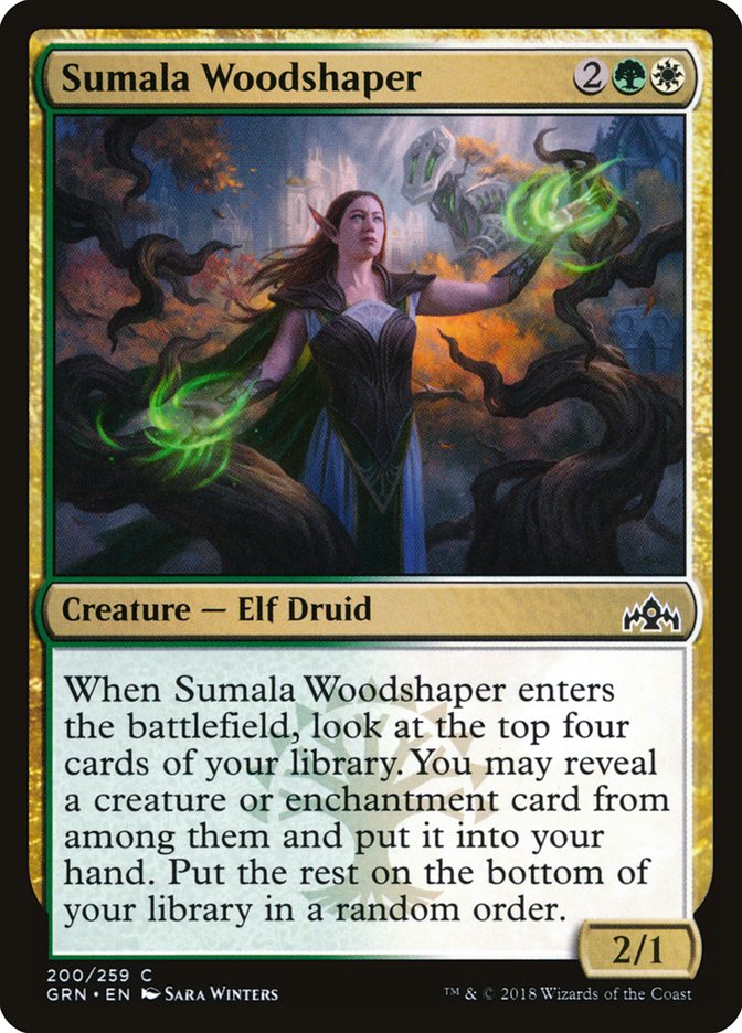 Sumala Woodshaper [Guilds of Ravnica] [Foil]