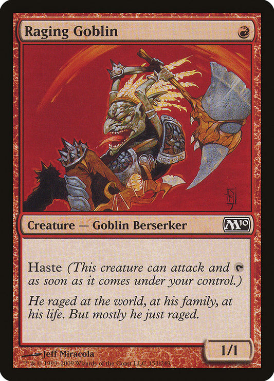 Raging Goblin [Core Set 2010] [Foil]