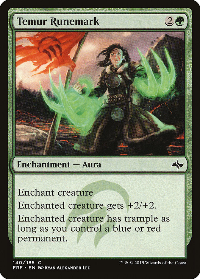Temur Runemark [Fate Reforged] [Foil]