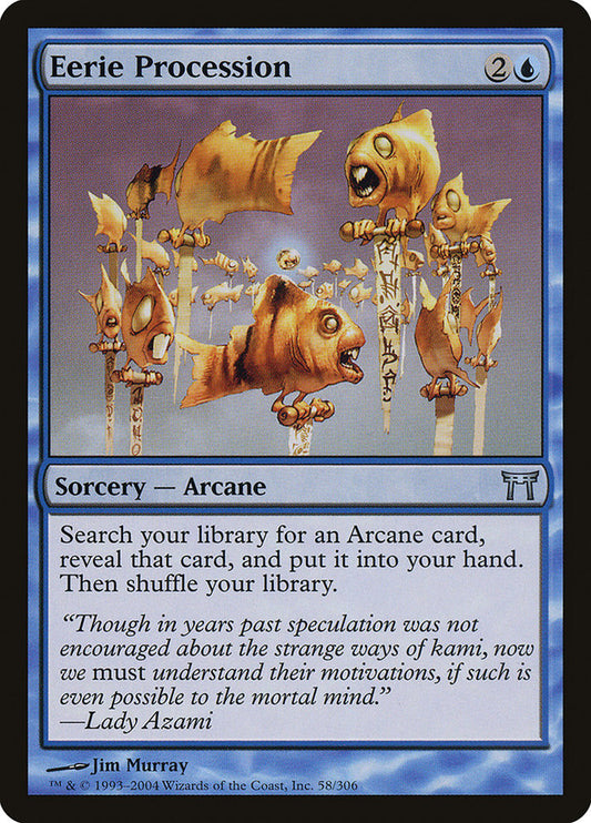 Eerie Procession [Champions of Kamigawa] [Foil]