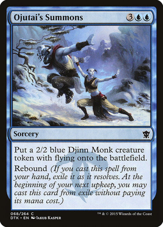 Ojutai's Summons [Dragons of Tarkir] [Foil]