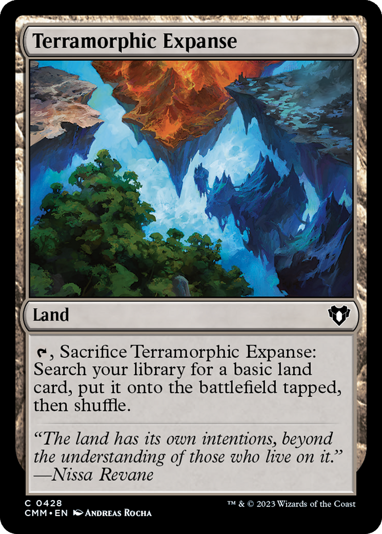 Terramorphic Expanse [Commander Masters] [Foil]