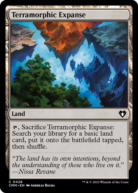 Terramorphic Expanse [Commander Masters] [Foil]