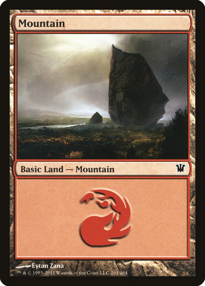 Mountain (261) [Innistrad] [Foil]
