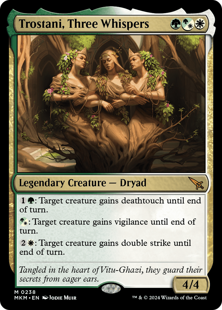 Trostani, Three Whispers [Murders at Karlov Manor] [Foil]