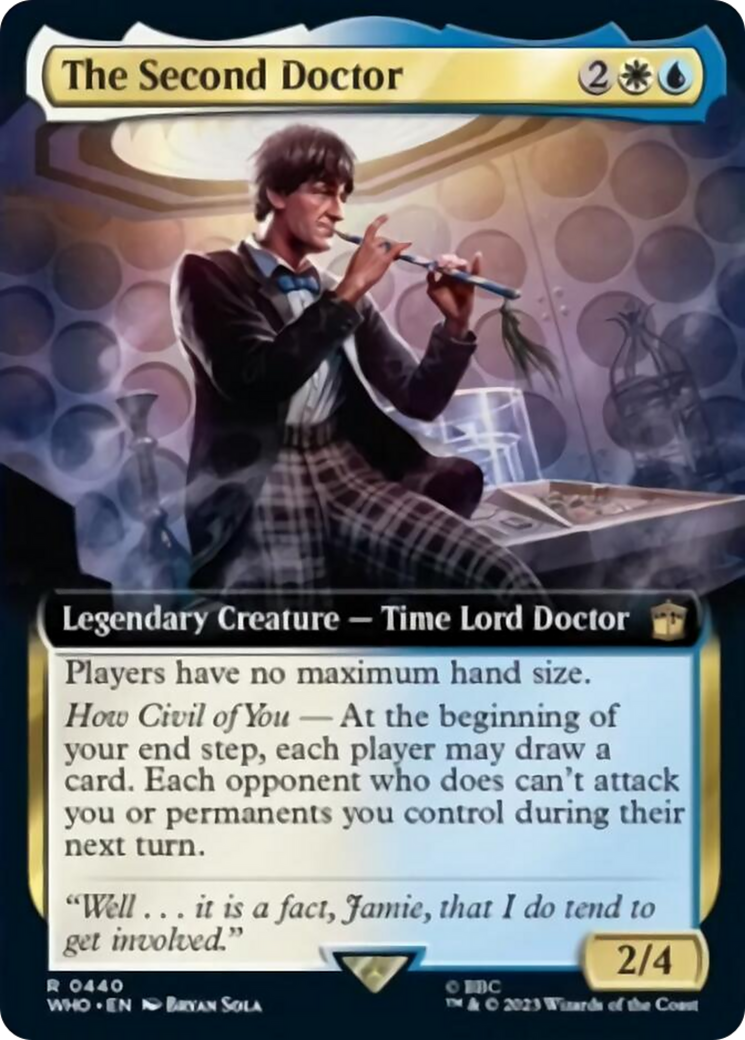 The Second Doctor (Extended Art) [Doctor Who] [Foil]
