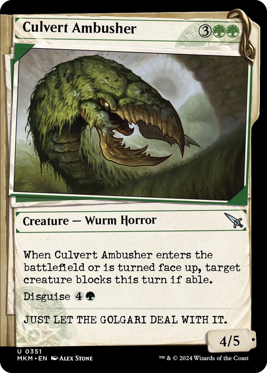 Culvert Ambusher (Showcase) [Murders at Karlov Manor] [Foil]