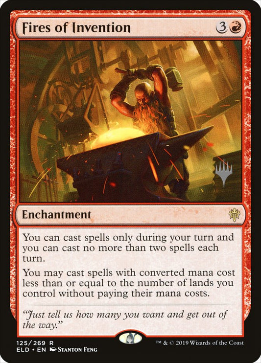 Fires of Invention (Promo Pack) [Throne of Eldraine Promos] [Foil]
