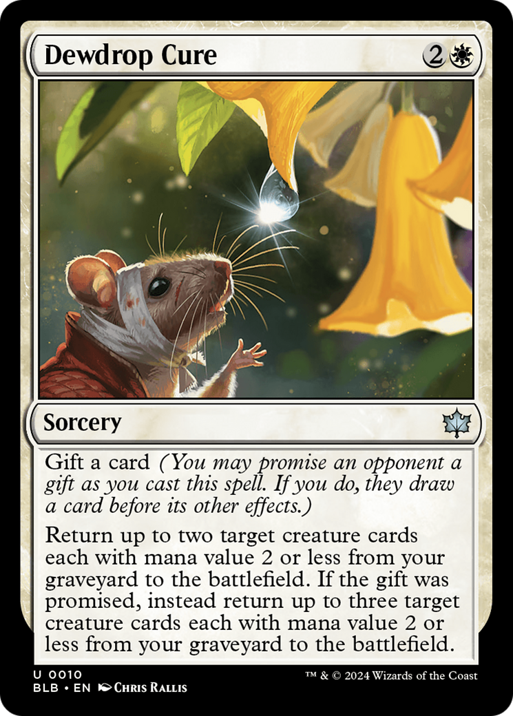 Dewdrop Cure [Bloomburrow] [Foil]