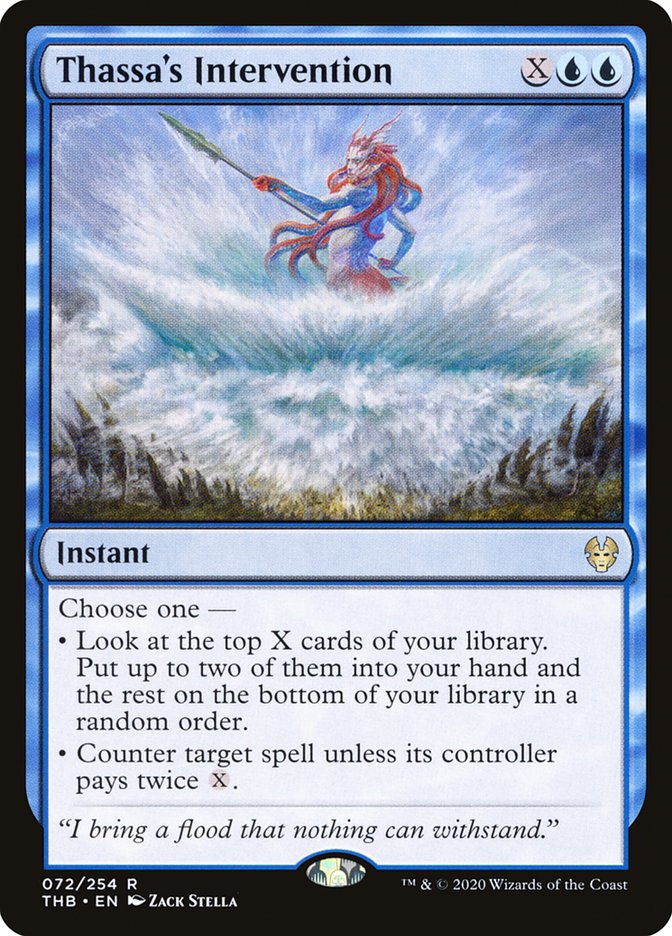 Thassa's Intervention [Theros Beyond Death] [Foil]
