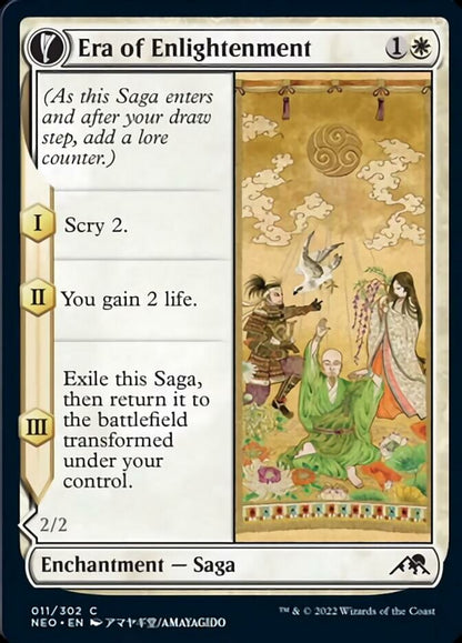 Era of Enlightenment // Hand of Enlightenment [Kamigawa: Neon Dynasty] [Foil]