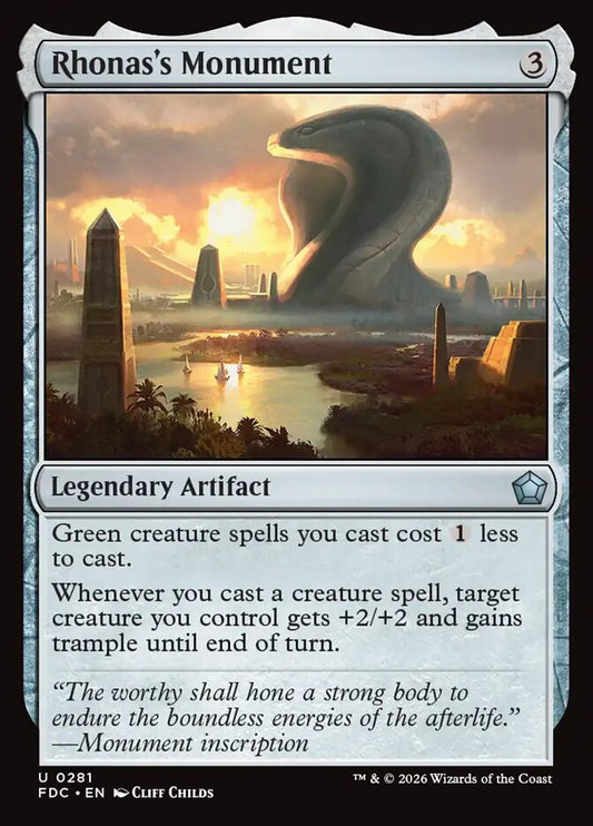 Rhonas's Monument [Foundations Commander]