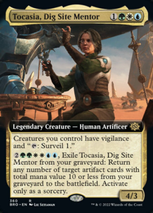 Tocasia, Dig Site Mentor (Extended Art) [The Brothers' War] [Foil]