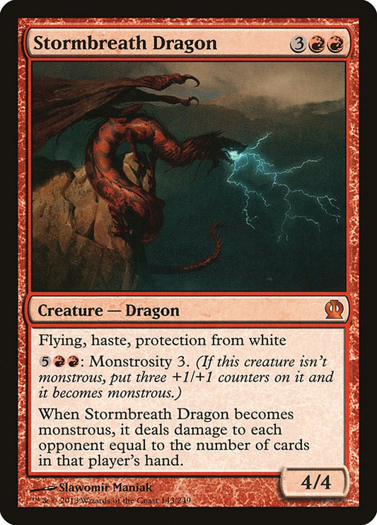 Stormbreath Dragon [Theros] [Foil]