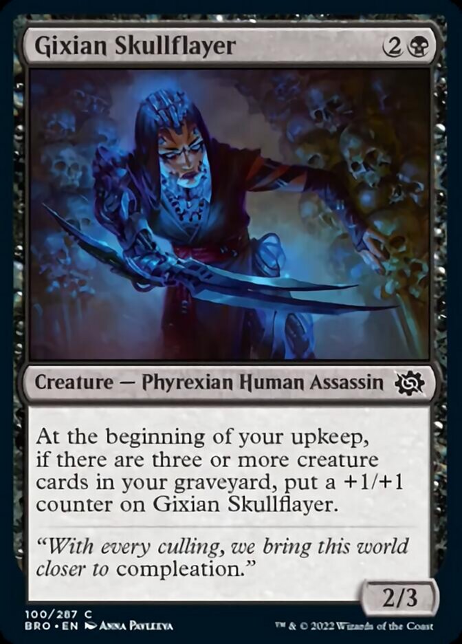 Gixian Skullflayer [The Brothers' War] [Foil]