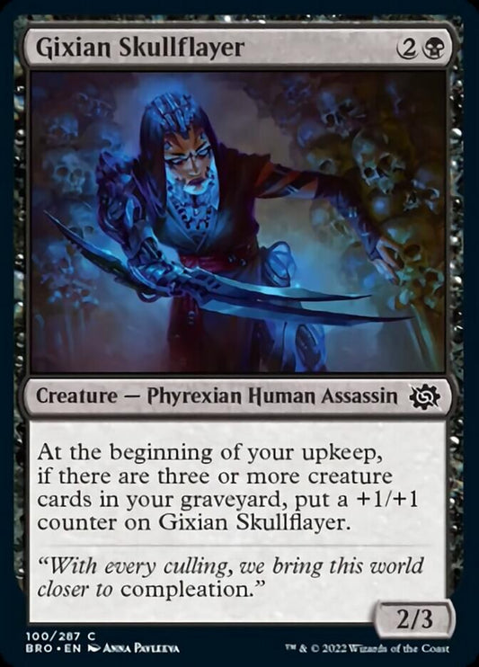 Gixian Skullflayer [The Brothers' War] [Foil]