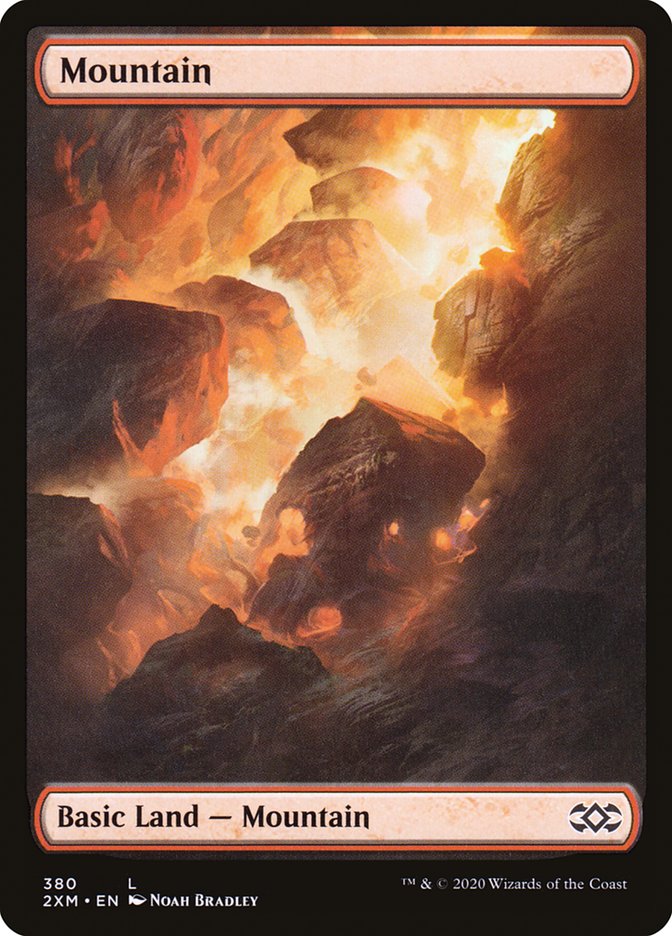 Mountain (380) [Double Masters] [Foil]