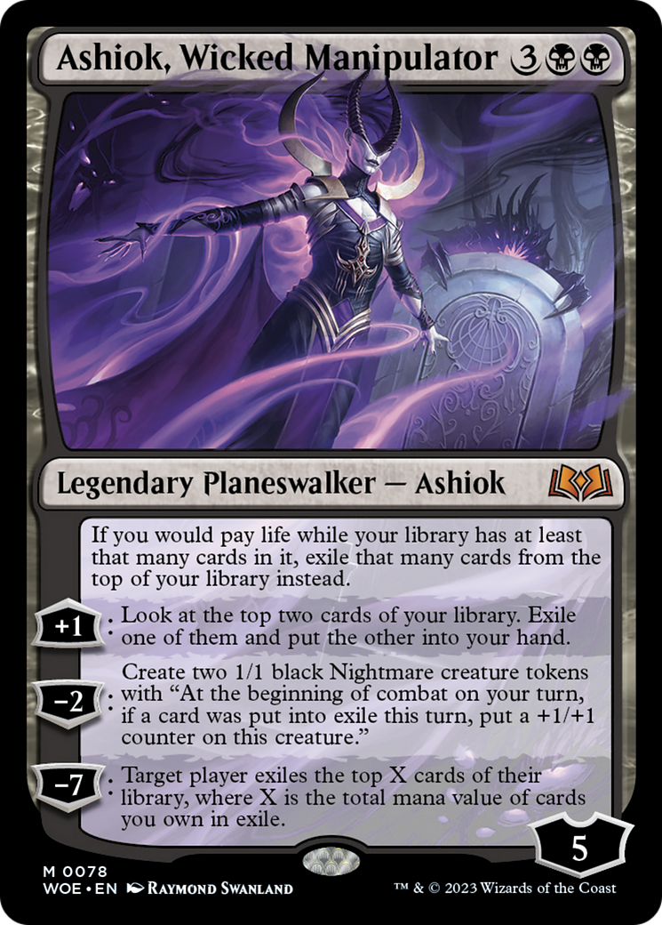 Ashiok, Wicked Manipulator [Wilds of Eldraine] [Foil]