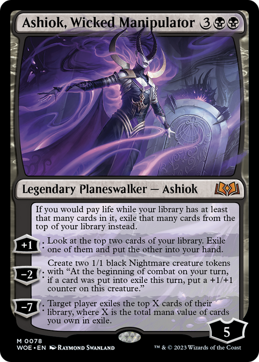 Ashiok, Wicked Manipulator [Wilds of Eldraine] [Foil]