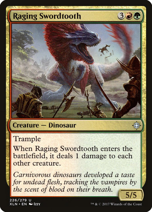 Raging Swordtooth [Ixalan] [Foil]
