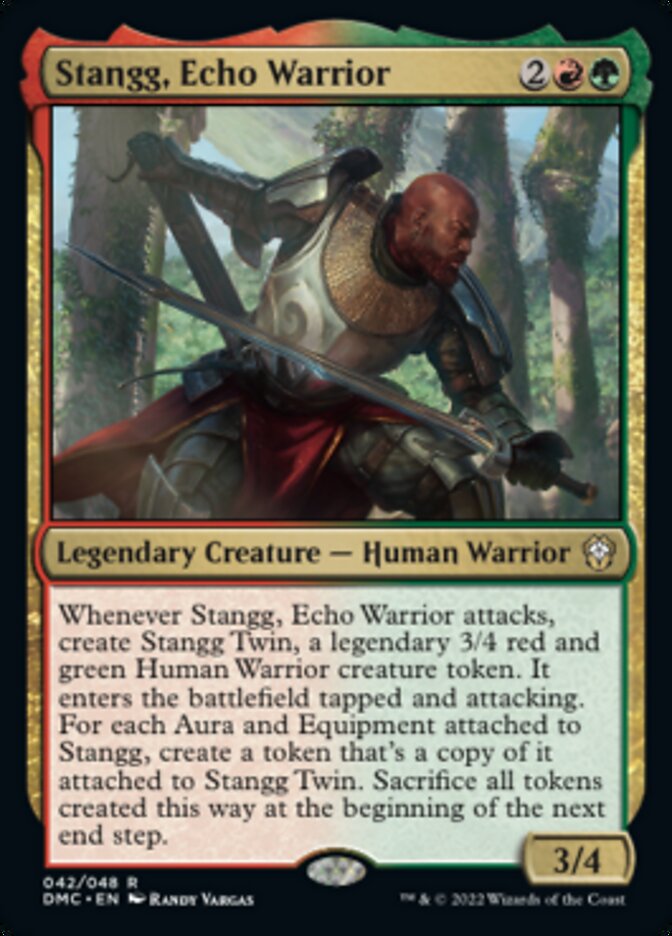 Stangg, Echo Warrior [Dominaria United Commander] [Foil]