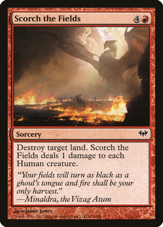 Scorch the Fields [Dark Ascension] [Foil]