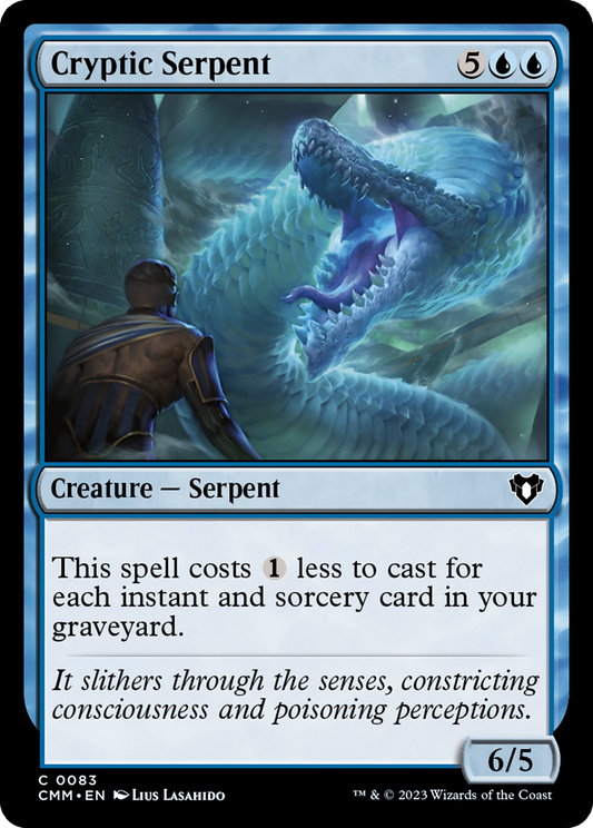 Cryptic Serpent [Commander Masters] [Foil]