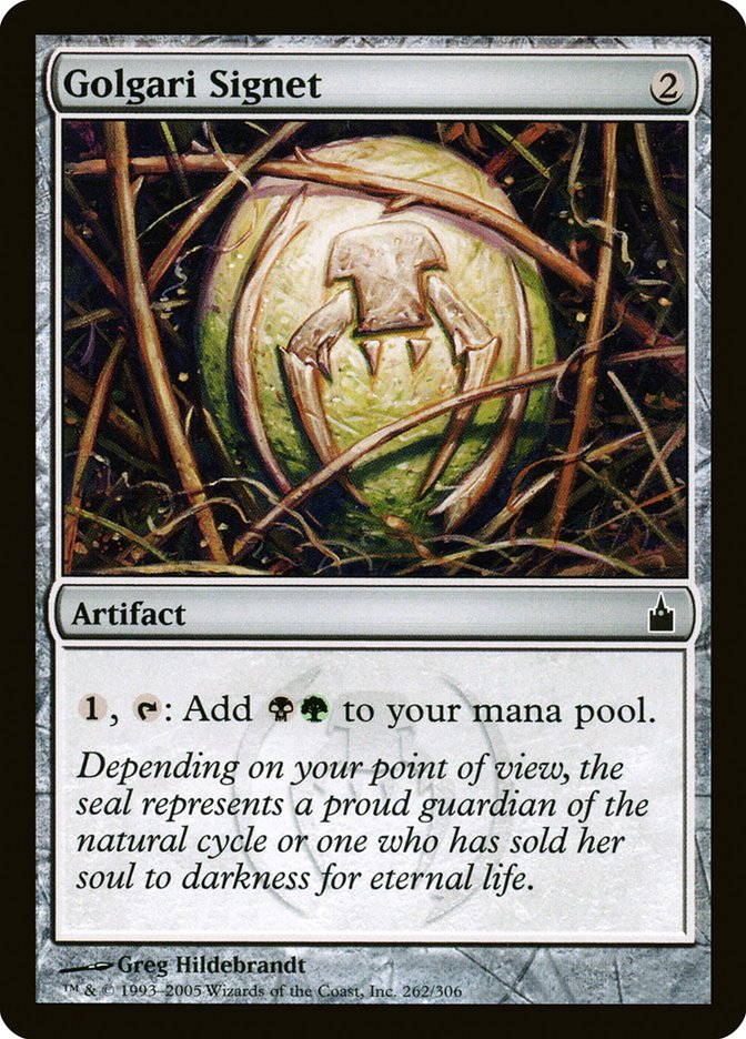 Golgari Signet [Ravnica: City of Guilds] [Foil]