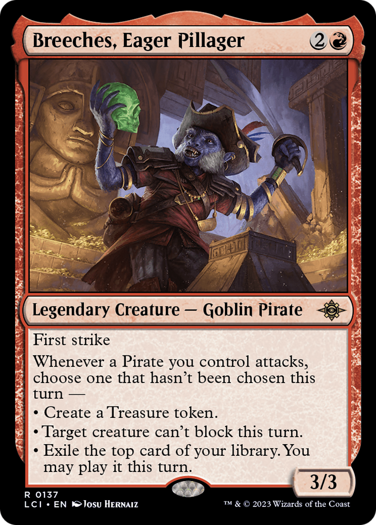 Breeches, Eager Pillager [The Lost Caverns of Ixalan] [Foil]