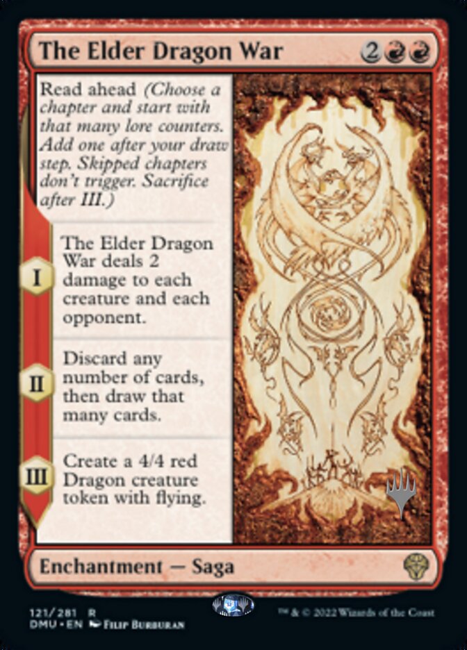 The Elder Dragon War (Promo Pack) [Dominaria United Promos] [Foil]