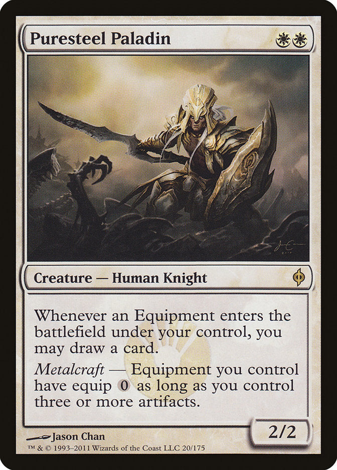 Puresteel Paladin [New Phyrexia] [Foil]