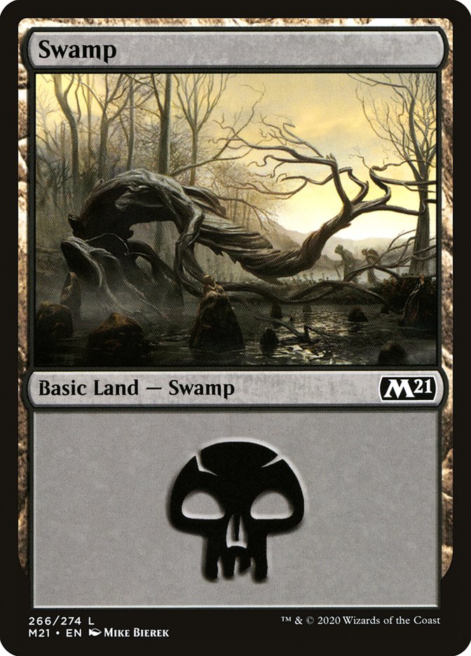Swamp (266) [Core Set 2021] [Foil]