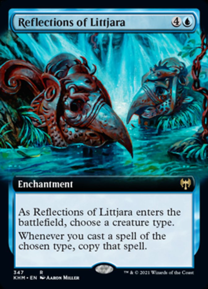 Reflections of Littjara (Extended Art) [Kaldheim] [Foil]