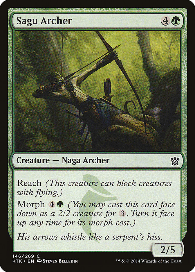 Sagu Archer [Khans of Tarkir] [Foil]
