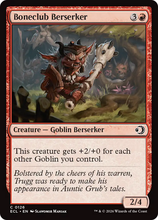 Boneclub Berserker [Lorwyn Eclipsed] [Foil]