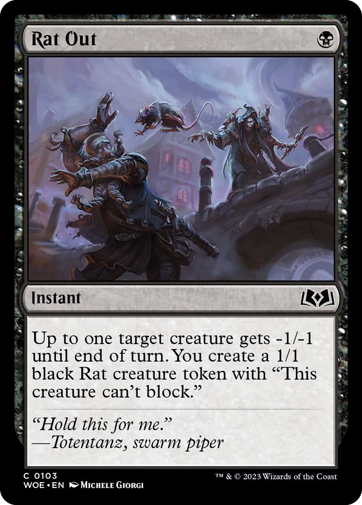 Rat Out [Wilds of Eldraine] [Foil]