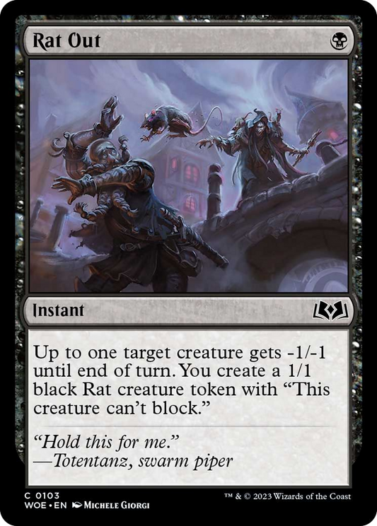 Rat Out [Wilds of Eldraine] [Foil]