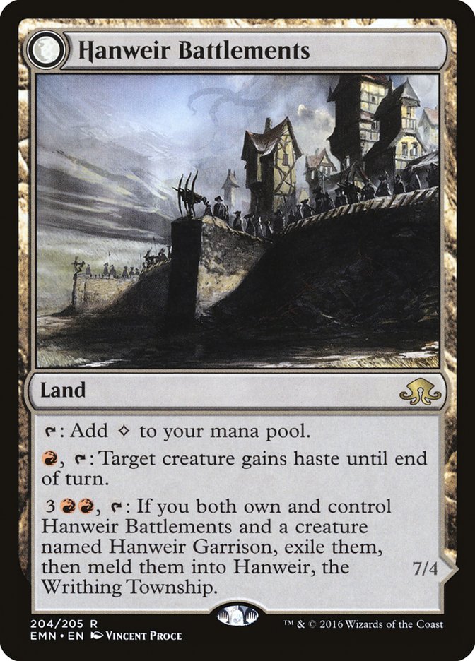 Hanweir Battlements [Eldritch Moon] [Foil]