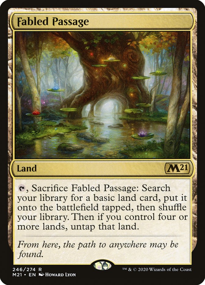 Fabled Passage [Core Set 2021] [Foil]