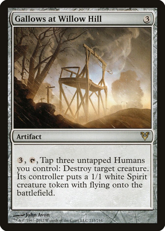 Gallows at Willow Hill [Avacyn Restored] [Foil]