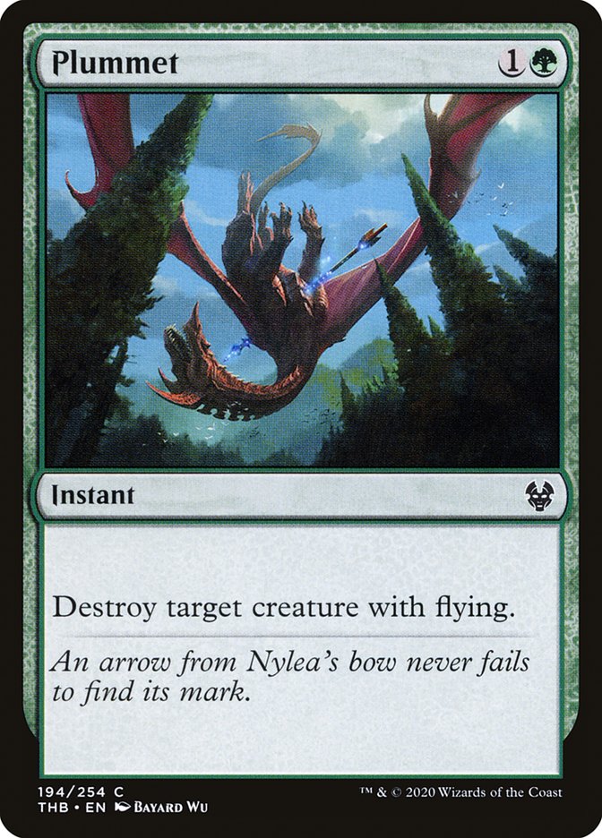 Plummet [Theros Beyond Death] [Foil]