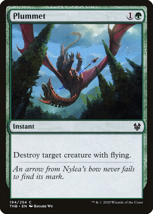Plummet [Theros Beyond Death] [Foil]