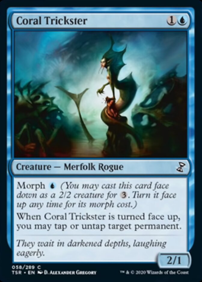 Coral Trickster [Time Spiral Remastered] [Foil]