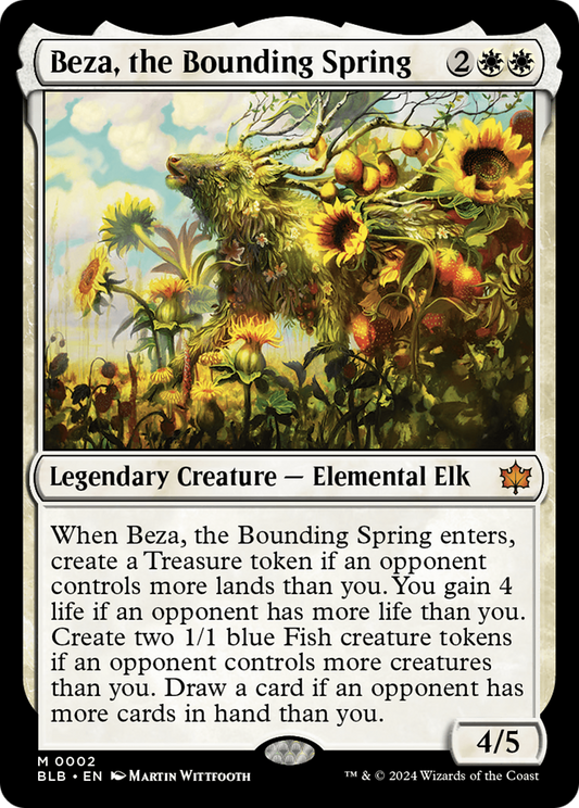 Beza, the Bounding Spring [Bloomburrow] [Foil]