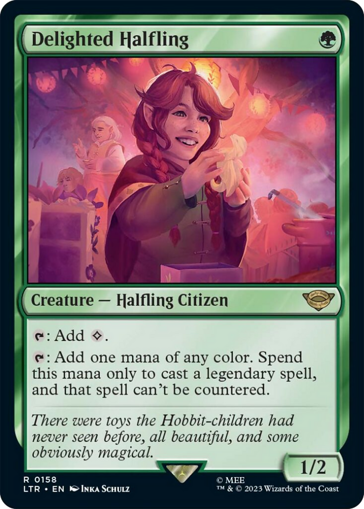 Delighted Halfling [The Lord of the Rings: Tales of Middle-Earth] [Foil]