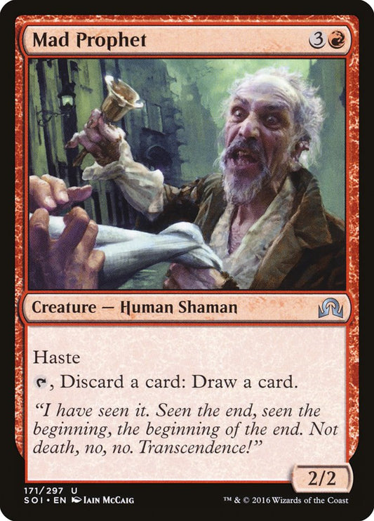 Mad Prophet [Shadows over Innistrad] [Foil]