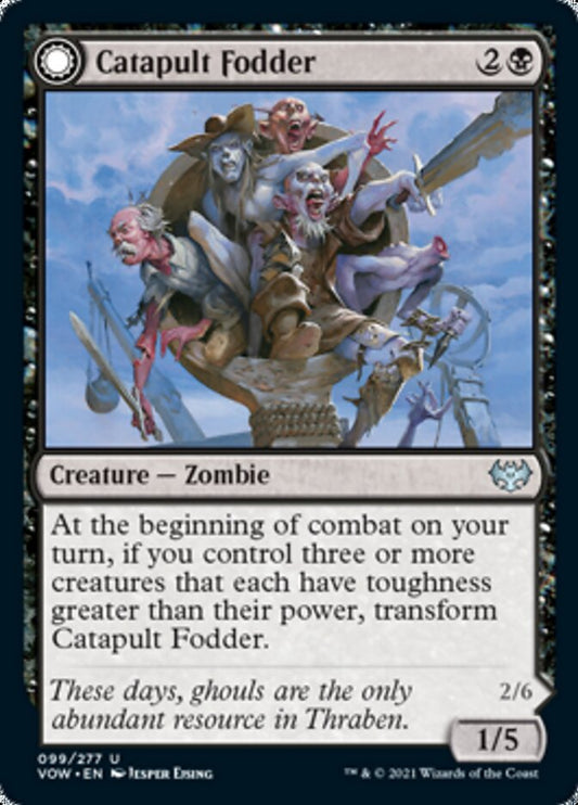 Catapult Fodder // Catapult Captain [Innistrad: Crimson Vow] [Foil]