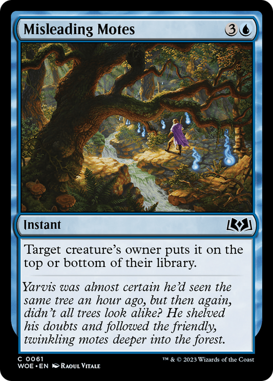 Misleading Motes [Wilds of Eldraine] [Foil]
