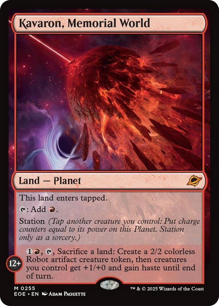 Kavaron, Memorial World [Edge of Eternities] [Foil]