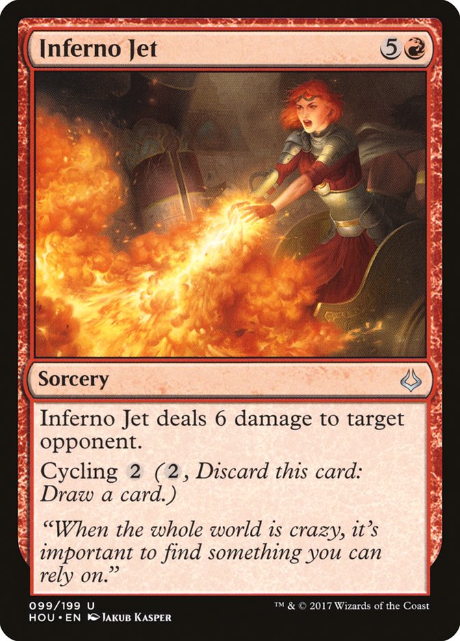 Inferno Jet [Hour of Devastation] [Foil]